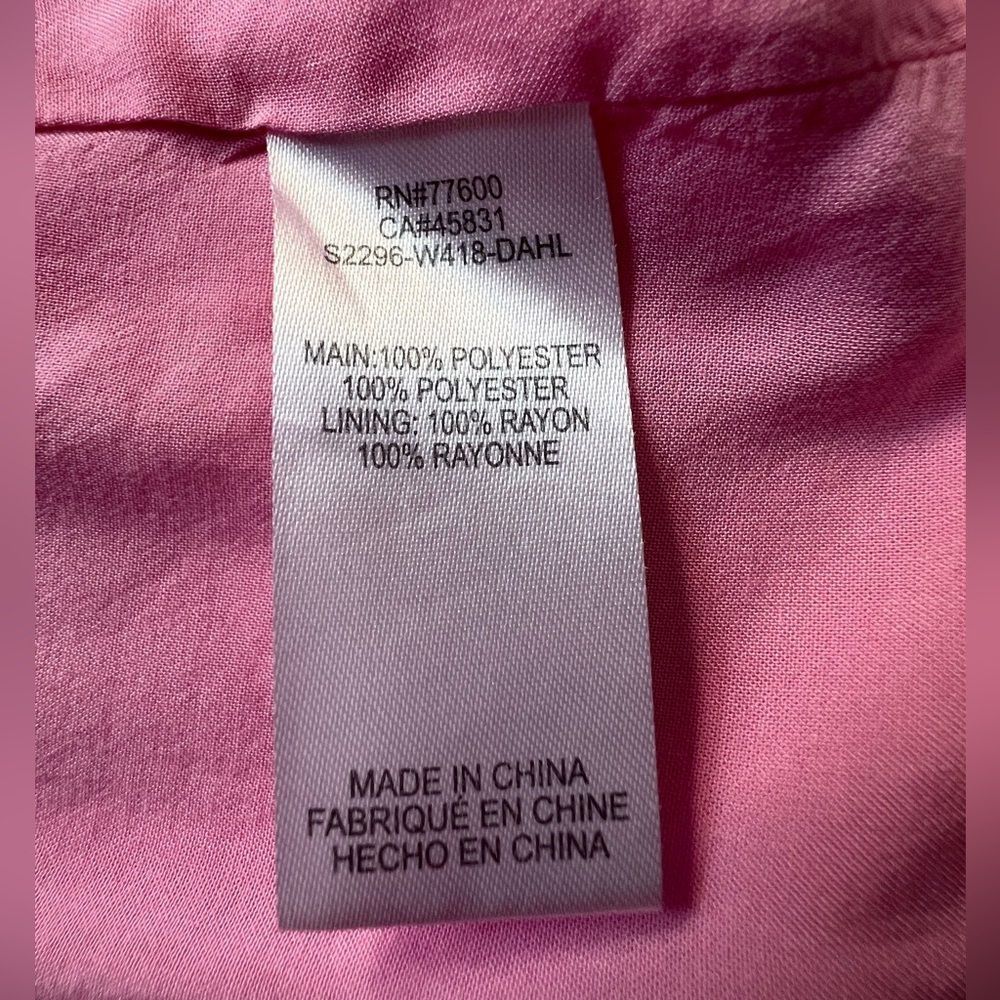 Urban Outfitters Saltwater Luxe Tank Printed Mini Cocktail Pink Dress Size S - Picture 12 of 14